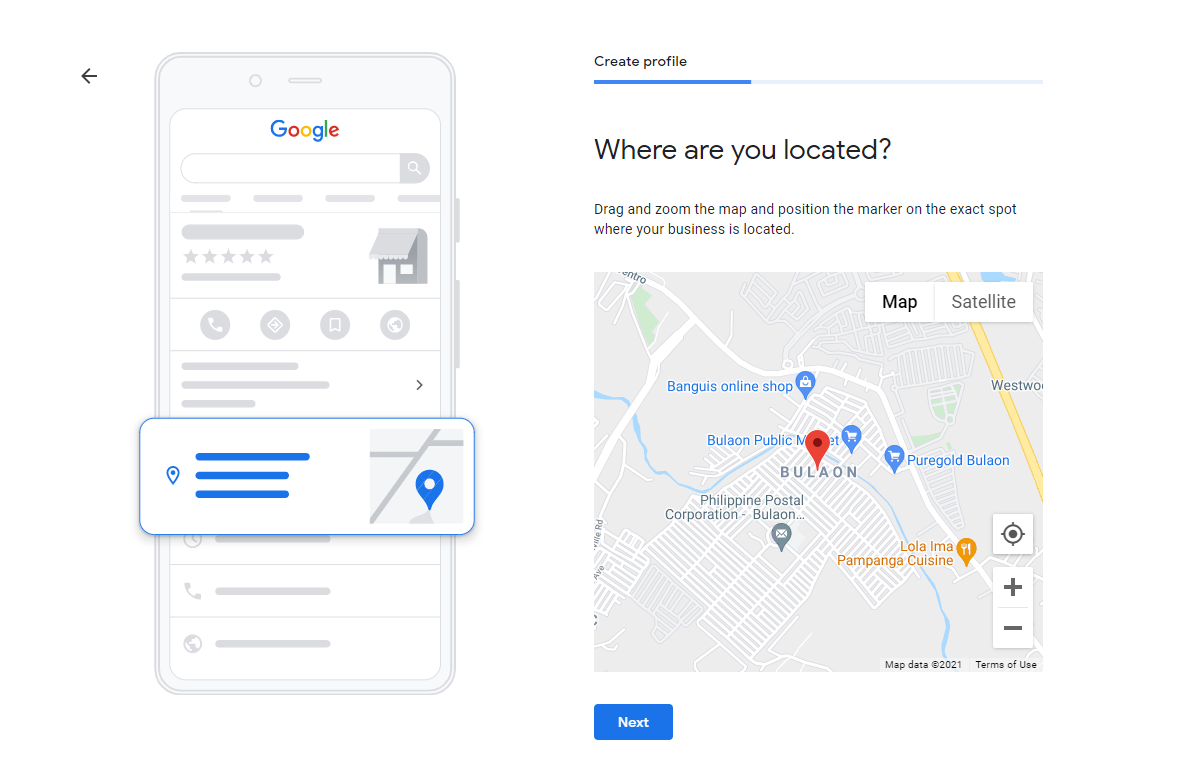 google my business locate your store