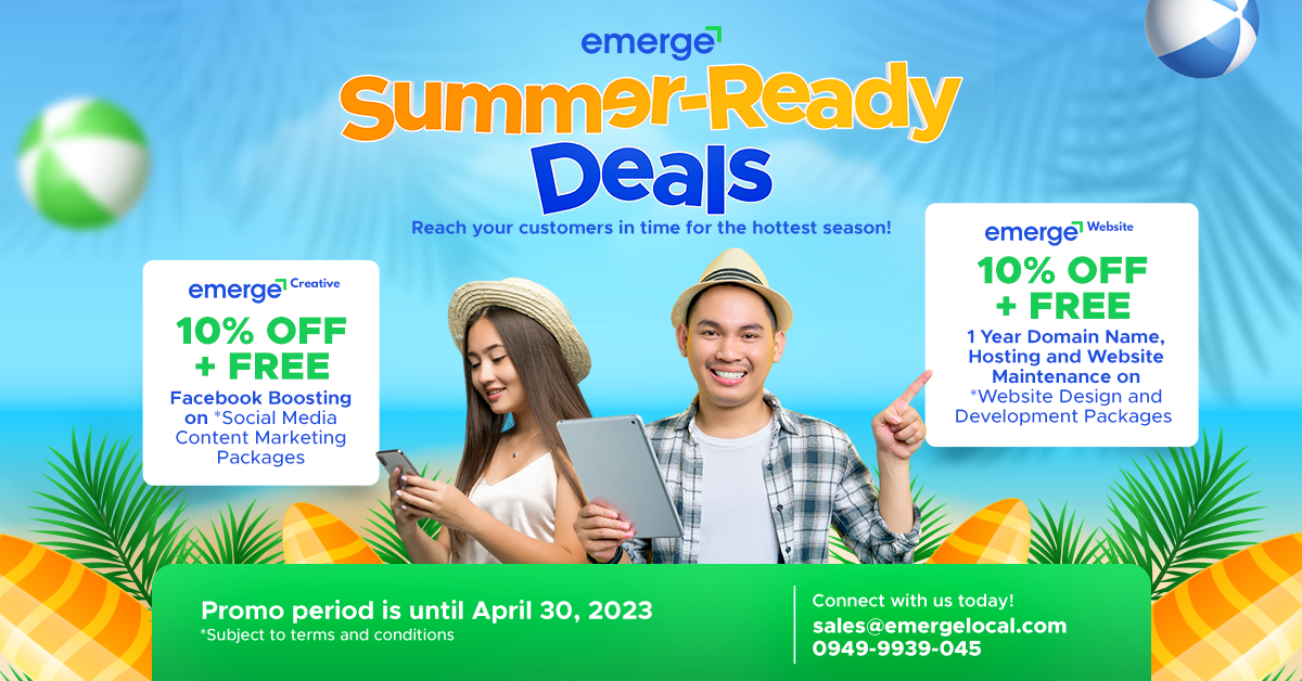 Read more about the article Be Sun-sational: Summer-Ready Deals by Emerge to help business owners this dry season